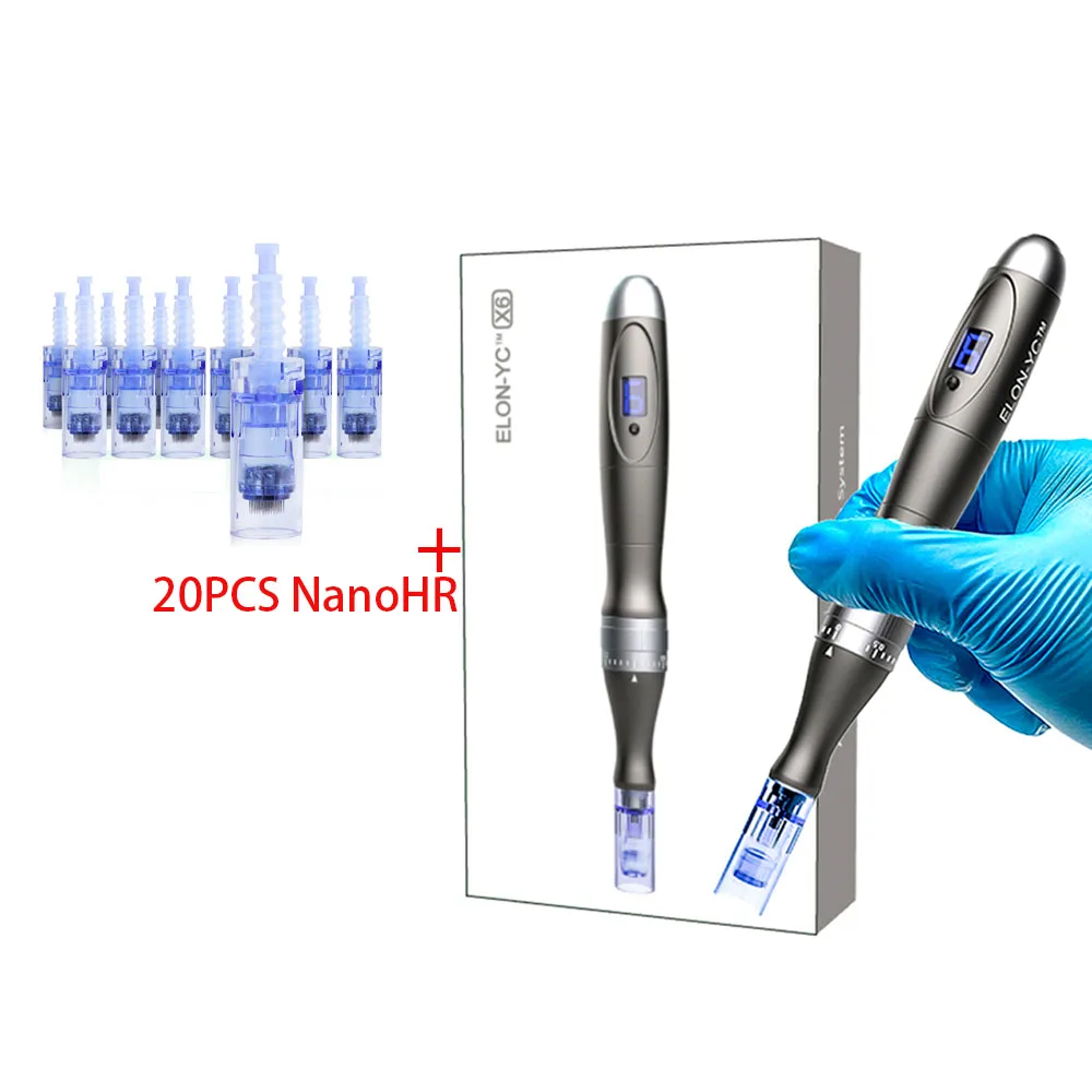 20 Pcs Cartridges needle Wireless Dermapen X6 for Face and Body