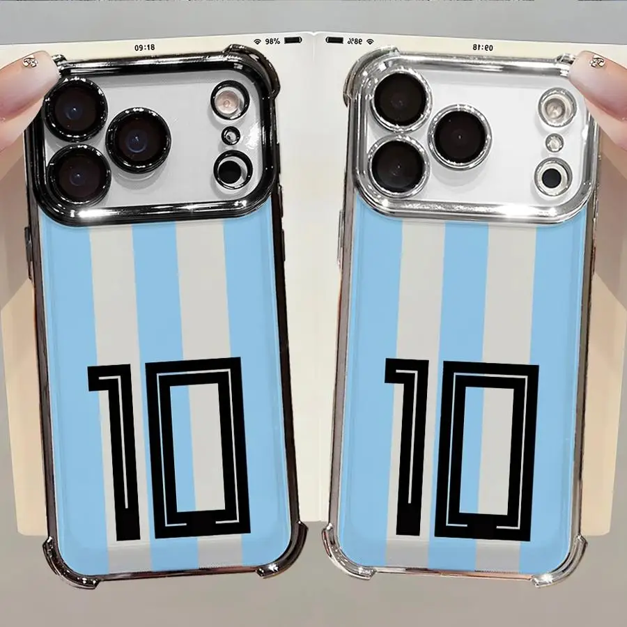 Case for iPhone 17 Air 16 17 Pro Max 13 15 Plus 12 14 11 Soft Phone Cover Number 10