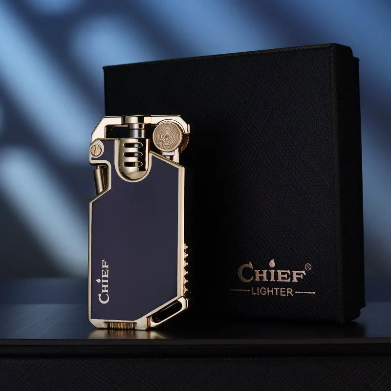 

Механическая масляная зажигалка Scimitar в стиле ретро, мастерство изготовления из смолы, маленький и модный мужской подарок высокого класса, можно сбрать