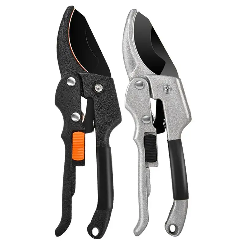 

Садовые ножницы, профессиональные ручные инструменты, садовые ножницы с пряжкой, для цветения фруктовых деревьев, секатор с храповым механизмом