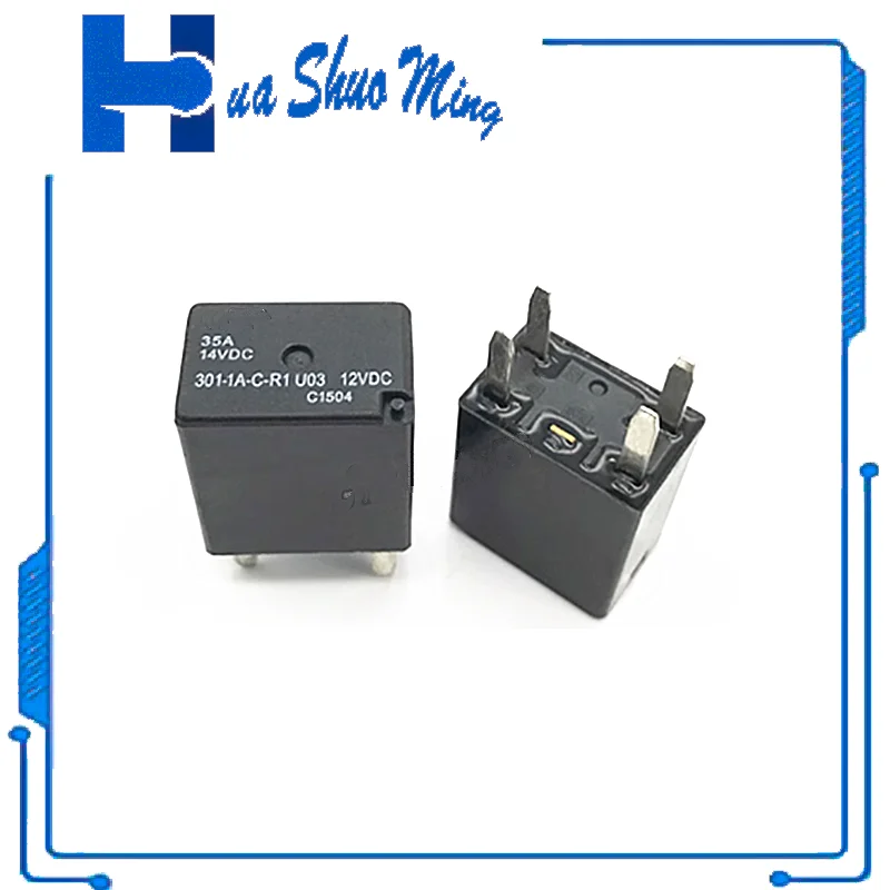 5Pcs/Lot   301-1A-C-R1 U03 301-1A-C-R1U03 12VDC  301 1A C R1U03  35A 14VDC PIN5