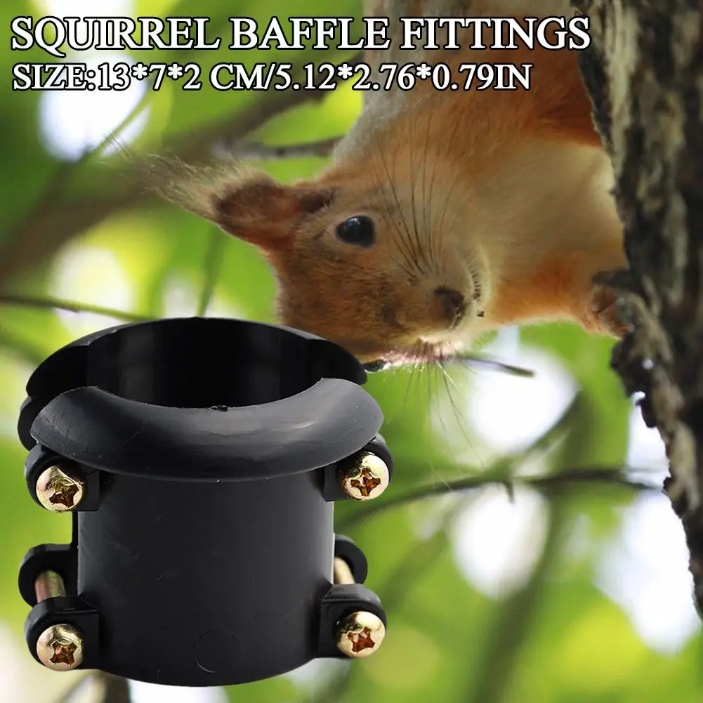 Plastic Squirrel Baffle To Prevent Theft Of Bird Food Bird Squirrel Feeder Baffle Rotating Hanging Bird Accessories Feeder O1Y0