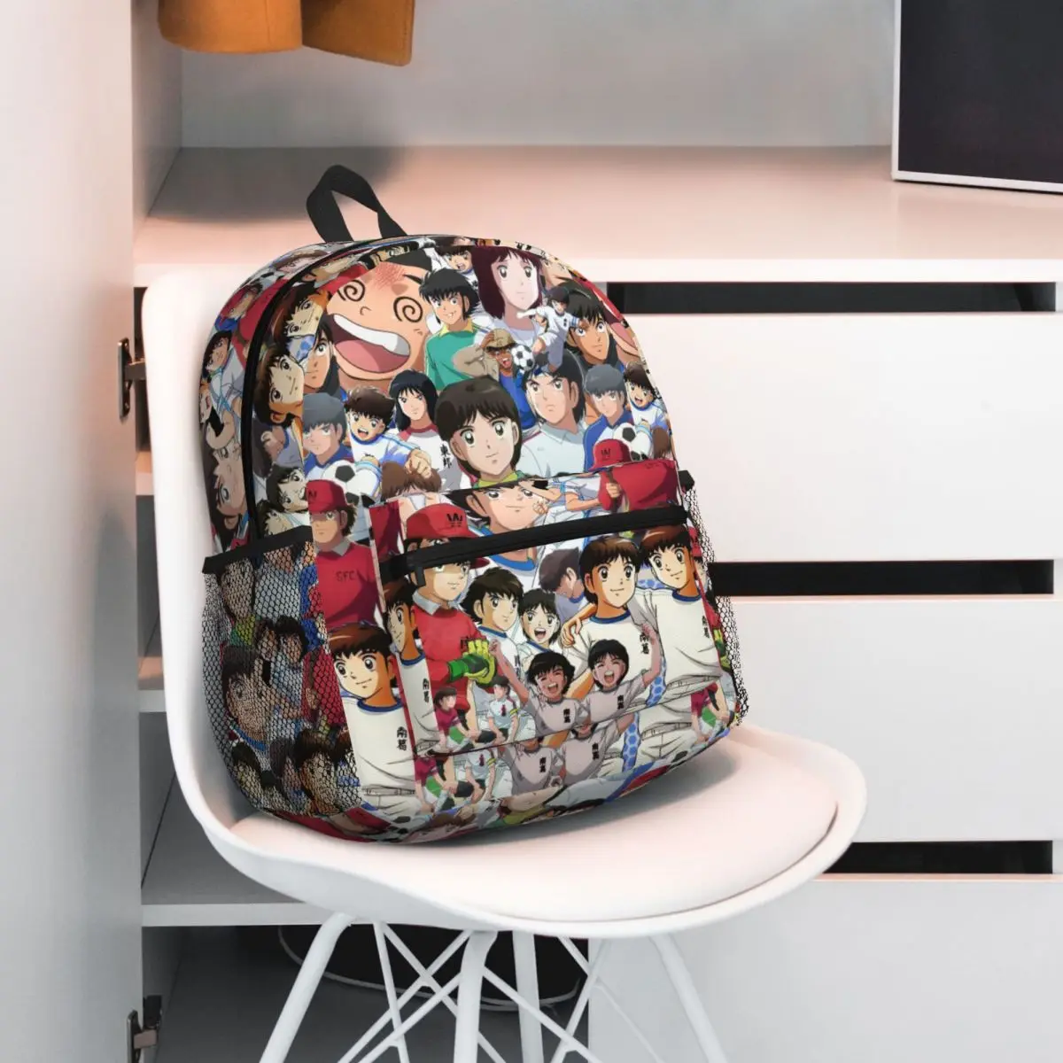 

Рюкзак Japan Football Manga Captain Tsubasa, рюкзак большой емкости для мальчиков и девочек, школьная сумка, сумки на плечо для мужчин и женщин