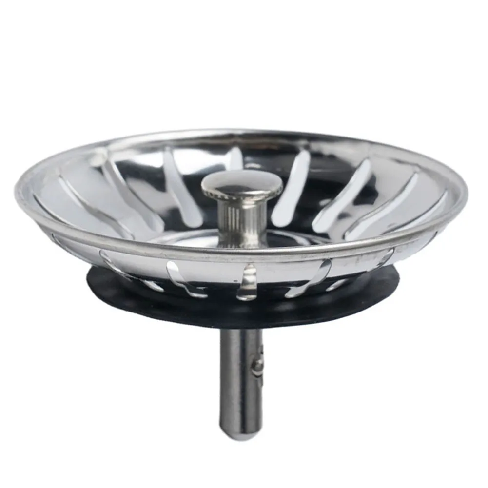 Stainless Steel Kitchen Sink Strainer 76mm Kitchen Water Basin Sink Drainer Strainer Basket Waste Stopper Filter - Image 4