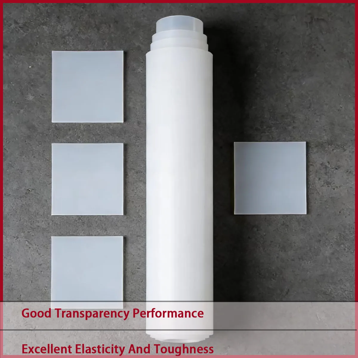 0.5-20mm thick semi transparent silicone rubber sheet applied to seals, insulation gaskets, transparent protective covers, etc