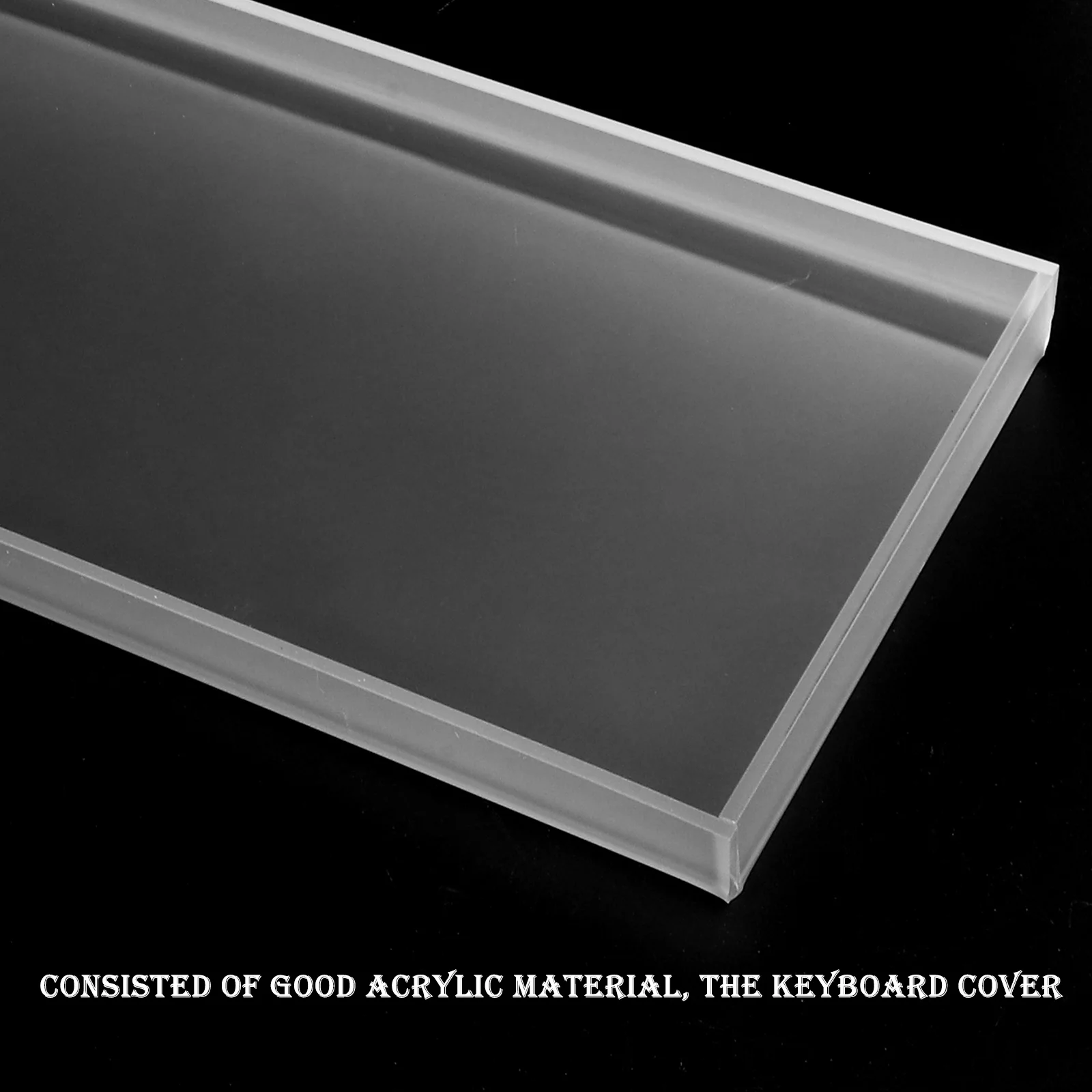 

Anti-Dust Keyboard Cover Transparent Acrylic Protector For Household Use Waterproof Washable Clear Cover For Laptop Tablet