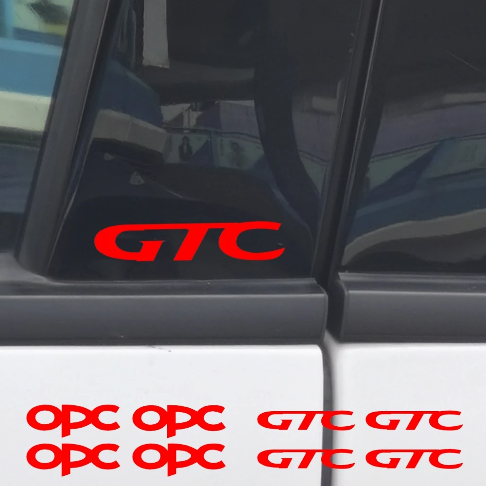 4Pcs Reflective Car Center Pillar Wiper Stickers Vinyl for Opel OPC GTC Astra J H G K Insignia Corsa D B E Mokka Vectra Meriva