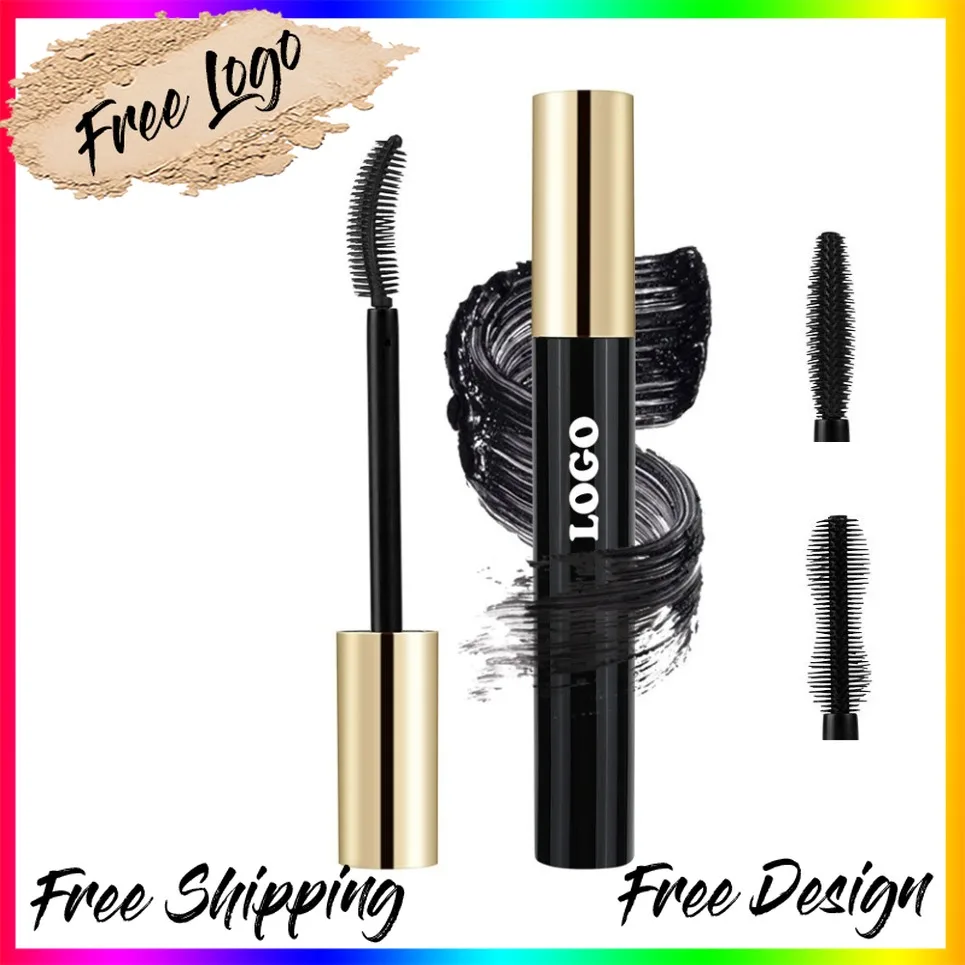 Waterproof Smudge Proof Mascara Private Label Lengthening Volumizing Curling Long Lasting Eye Makeup Vegan Custom Logo Wholesale