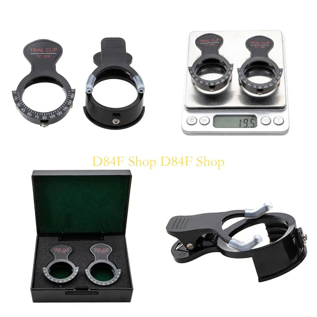 D84F Optical Optometry Lens Frames Three-layer Card Slot Comfortable 0°-165° Scale 2x