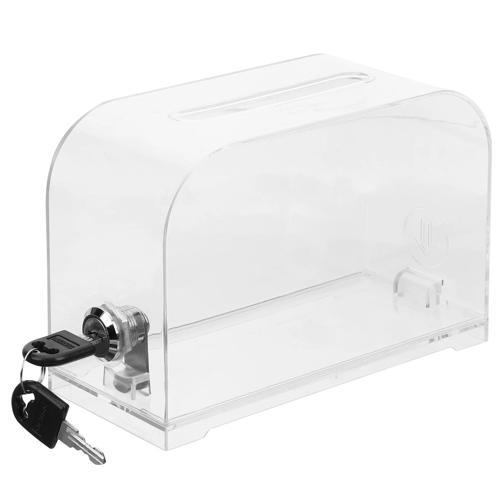 

Acrylic Business Card Holder Transparent Display for Office Desk Large Capacity Storage Box Multifunctional Container Easy to