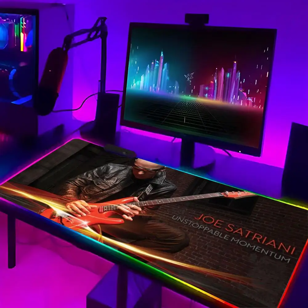 

Joe Satriani MINISO Mouse Pad E-sports players LED RGB Keyboard Cover Desk mat Colorful Surface Waterproof Computer Game CS lol
