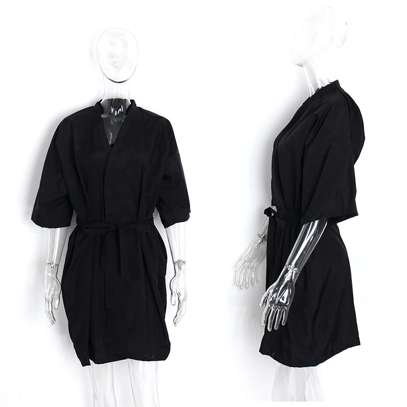 【B】Light Weight Salon Client Gown Hair Salon Hair Cutting Smock Robes Cape