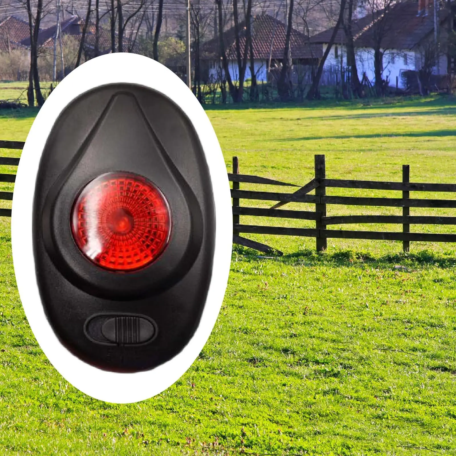 Suprimentos de alerta de cerca elétrica compacto, fácil de usar, localizador de falhas conveniente, luz de advertência multiuso, alerta de tensão de cerca