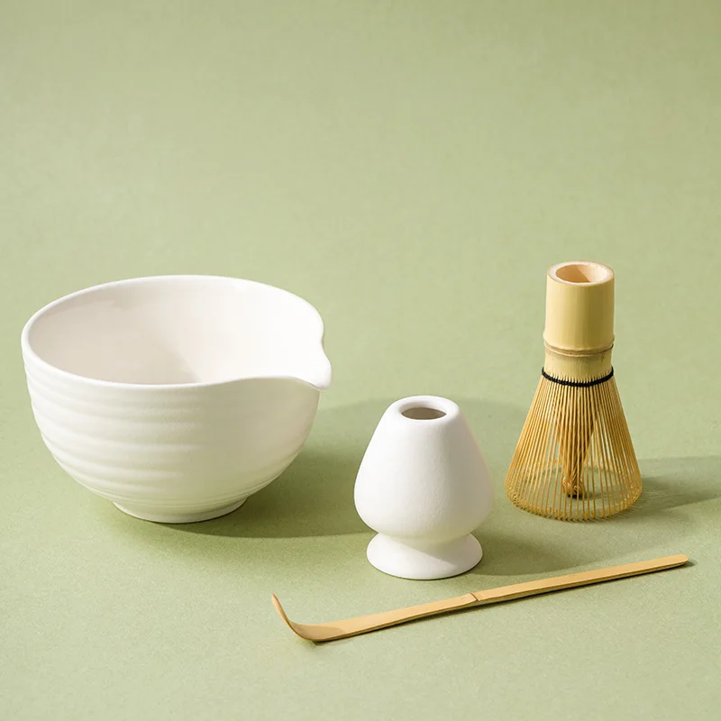 

4/5/7pcs Traditional Matcha Bowl Set Bamboo Chasen Whisk & Whisking Tools Authentic Chawan for Japanese Tea Ceremony Matcha Kit