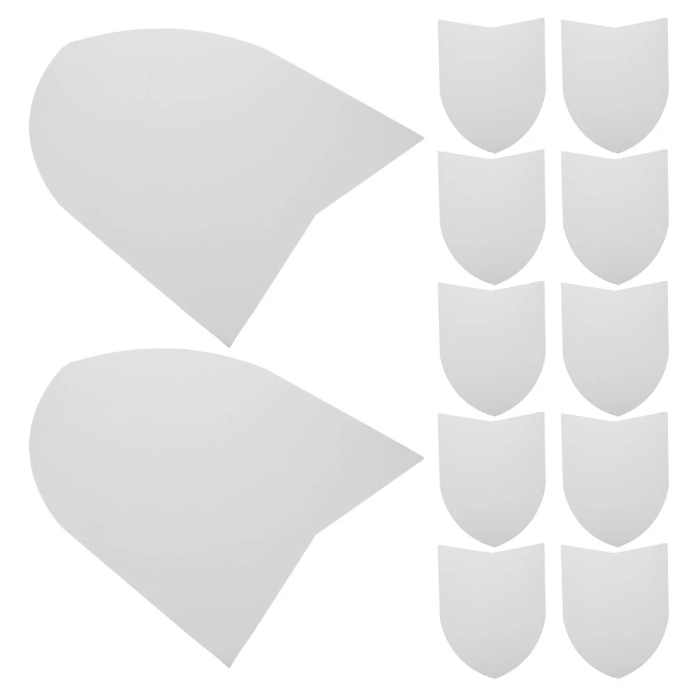 Foldable Notice Boards Kids Toys Supplies for Crafts White Cardboard Shields Child