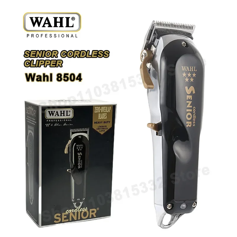 Tondeuse à cheveux sans fil professionnelle Wahl 8504 5 étoiles série métallique pour barbiers et stylistes professionnels