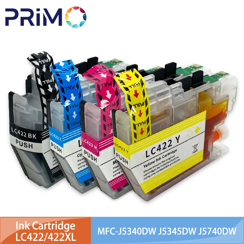 LC422 LC422XL Inkjet Ink Cartridge Compatible for Brother MFC-J5340DW J5345DW J5740DW J6540DW J6940DW Printer