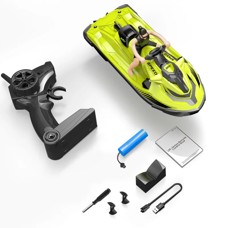 Rc Boat Lm13-A Mini Jet Ski High-Speed Rc Motorboat 2.4g Remote Control Electric Boat For Kids Toy Remote Control Boat