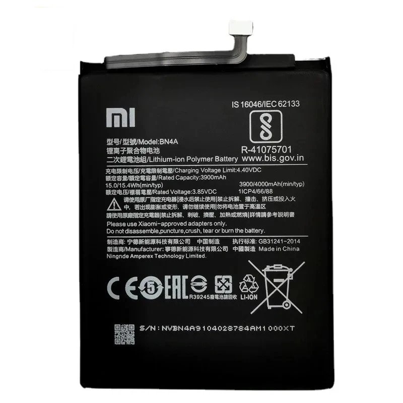 New Original BN4A Replacement Battery For Xiaomi Redmi Note7 Note 7 Pro M1901F7C BN4A Phone Battery 4000mAh+ Free Tools