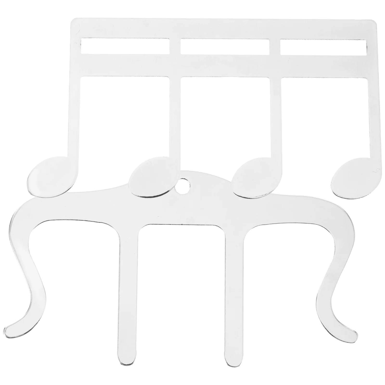 

2 Pcs Metal Clip for Piano Notation Score Music Clips Holder Silver Fancy Musical Strong