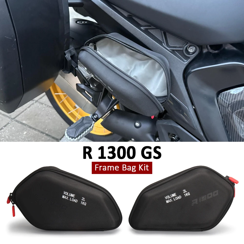 

Motorcycle Side Frame Bag Storage Package Bags Waterproof Bag 2L FOR BMW R 1300 GS GS1300 R1300 GS R1300GS 2023 2024 2025