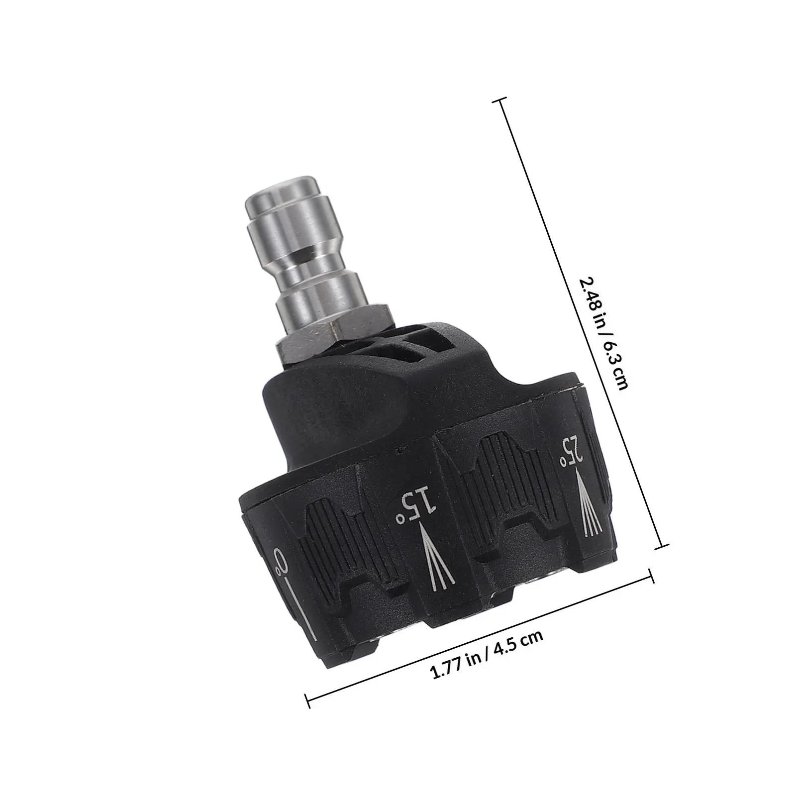 1 4 Quick Connect High Pressure Nozzle 6in1 Multifunction Adjustable Fan Jet Hose Nozzle Cleaning Brick Concrete