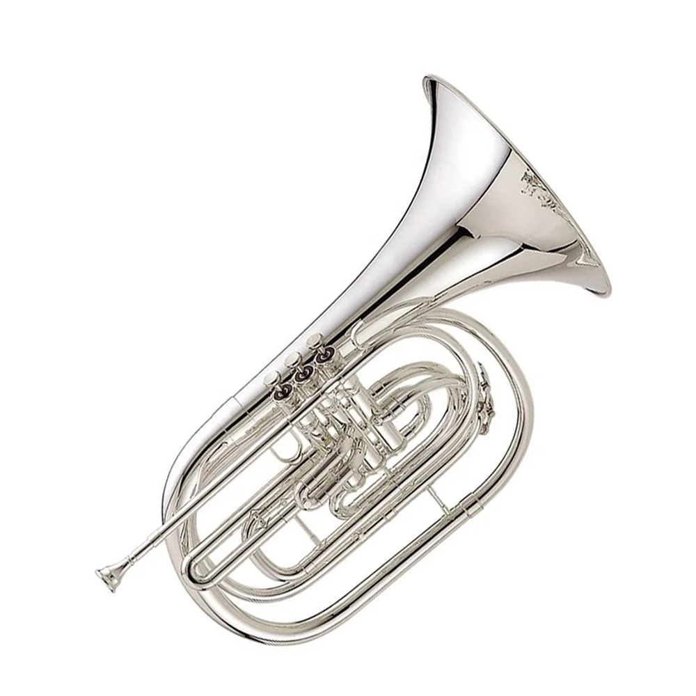 Seasound OEM Cheap High Quality Bb Gold Marching Instrument French Horn JYMFH6361