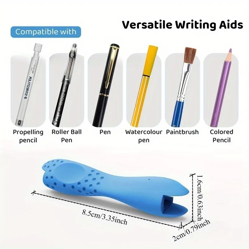 2pcs 2-in-1 Ergonomic Writing Aid, ual End Grip for Beginners, Posture Corrector & Hand Fatigue Relief, pencil grip image 2