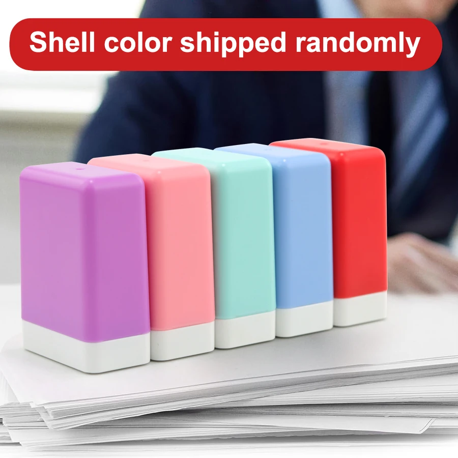 ختم مكتب الحبر الأحمر، سجل العمل، معجون البريد الإلكتروني الأصلي، نسخة باطل مدفوعة، تم إدخالها عشوائيًا بخمسة ألوان #6