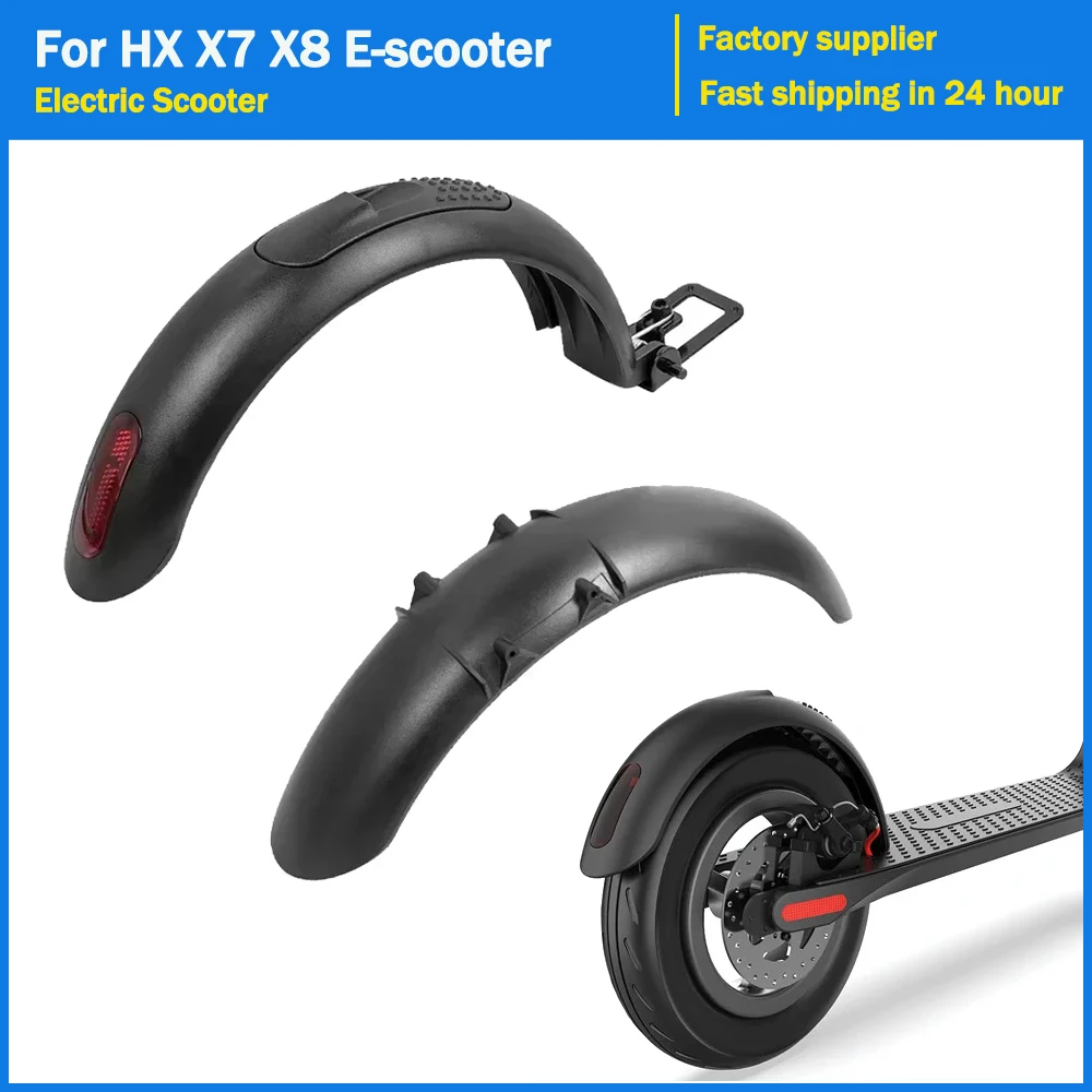 

Front Rear Wheel Mudguard Hook Plastic Fender for HX X7 Electric Scooter Tire Splash Fender Guard Bracket Replace Accessories
