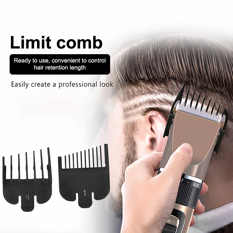 2Pcs Universal 3mm 4.5mm Hair Clipper Limit Comb Guide Limit Comb Trimmer Guards Attachment