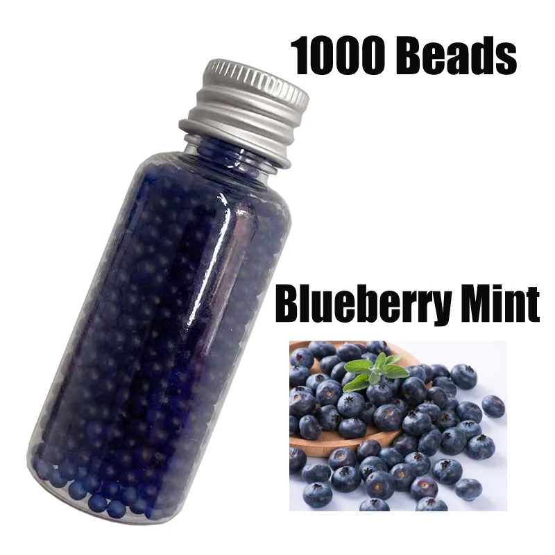 1000PCS Mixed Fruit Flavours Menthol Explosion Beads Smoking Sigarette Popping Capsules Burst Beads Smoking Holders Accessories