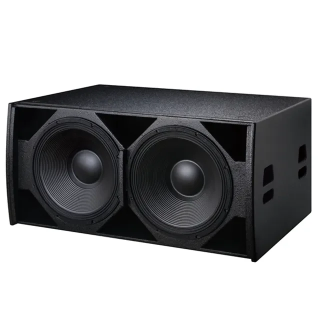 18 Inch Dual Subwoofer Bass Bin Portable Waterproof Speaker System for DJ Party Stage Live Performance - view 2