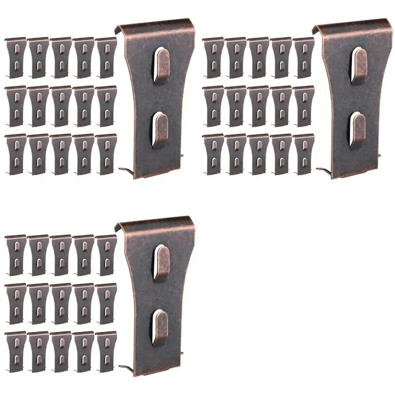 

Зажимы для кирпича ABKP, 48 шт., зажимы для подвешивания на улице, крючки для кирпича, настенные зажимы, держатели для картин, крепление на кирпич без сверления