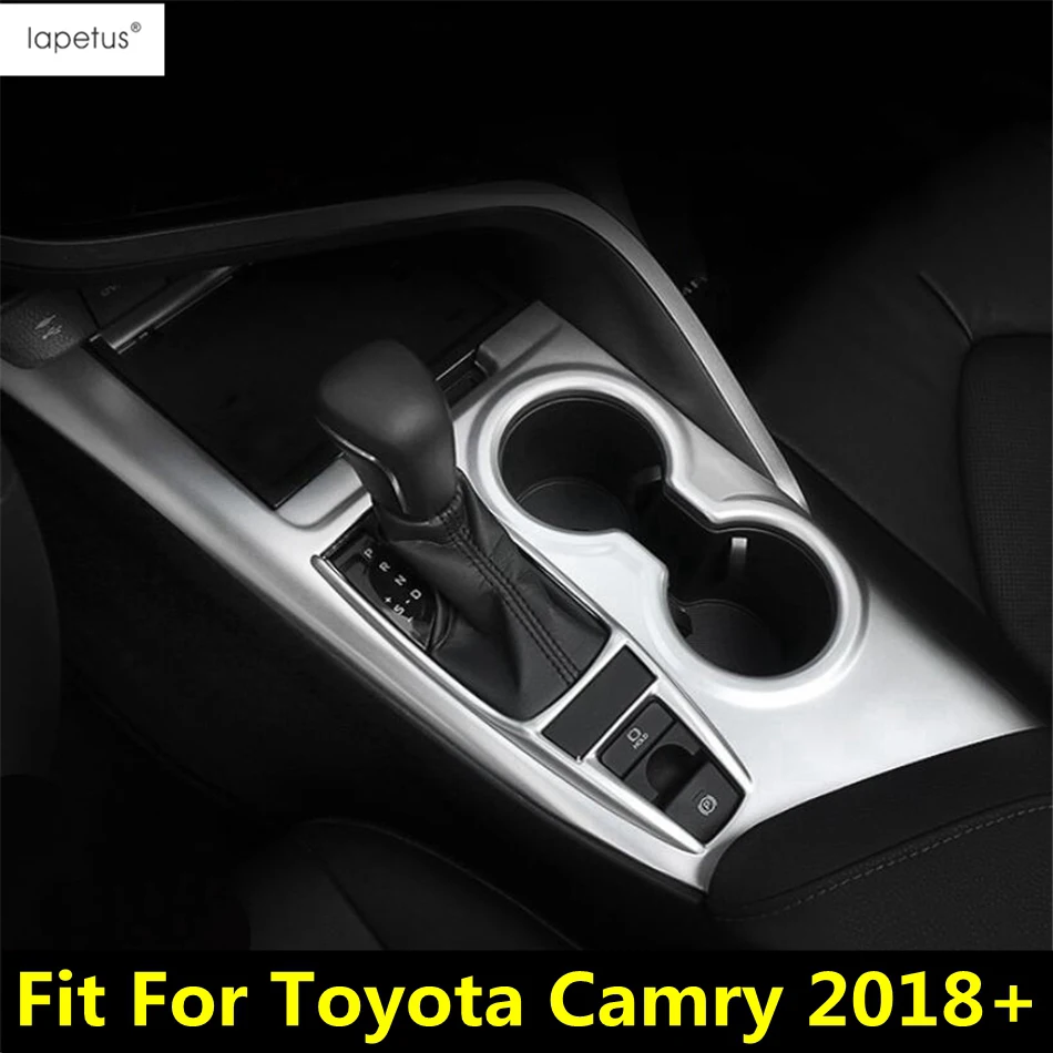 

Central Control Gear Shift Panel Decoration Cover Trim For Toyota Camry 2018 - 2023 Red / Wood Grain / Carbon Fiber Accessories