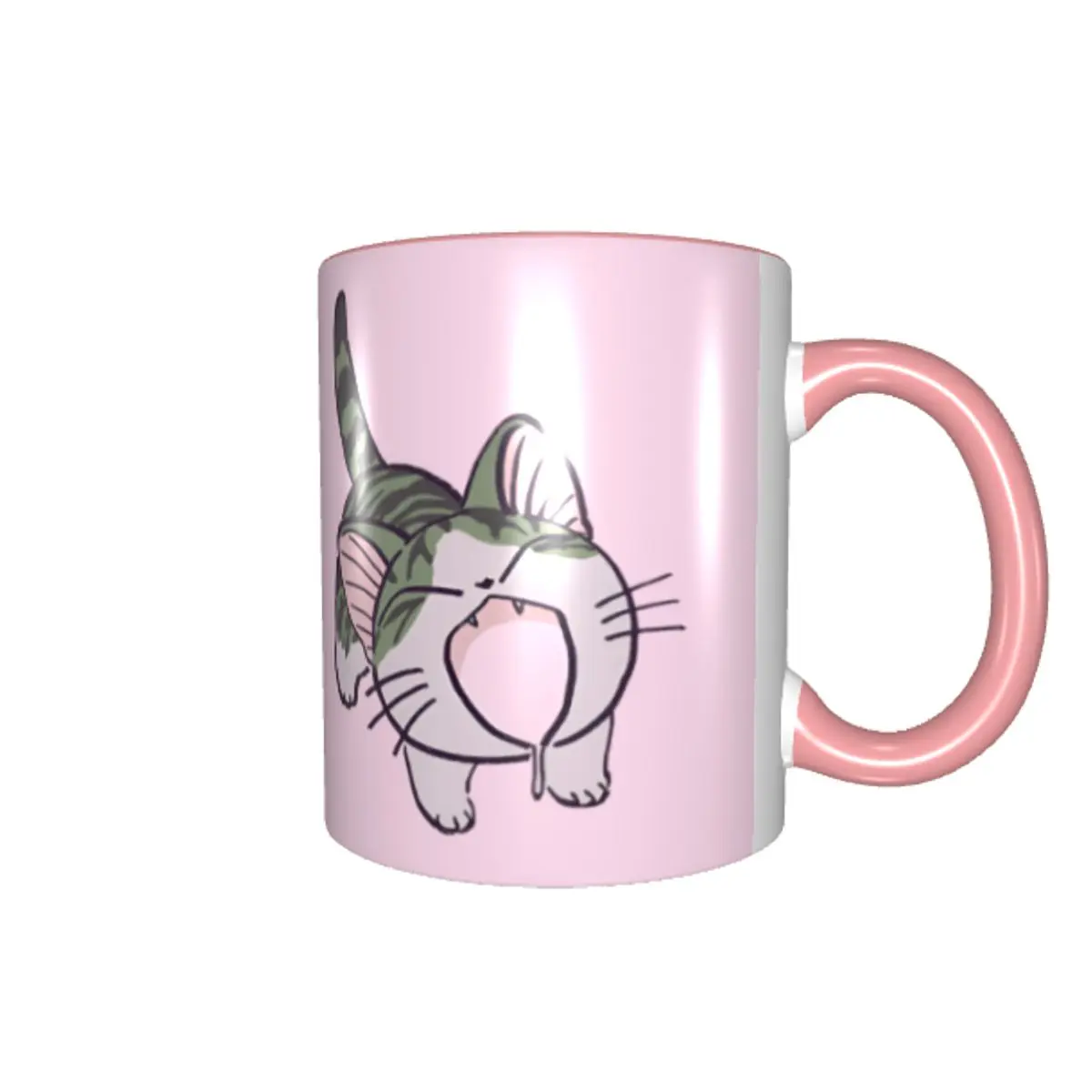 Customized C-Chis Coffee Mug DIY Sweet Cat Doll Cartoon Graphic Ceramic Mug Creative Gift