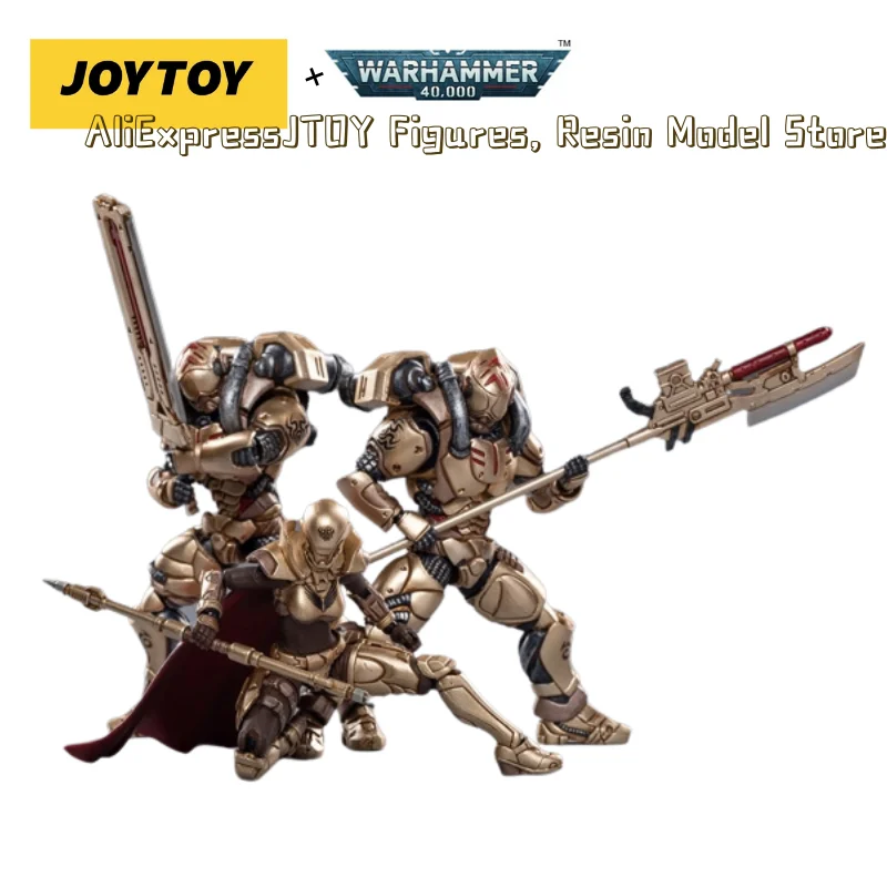 JOYTOY 1/18 3.75 นิ้ว [สต็อก] Action Figure (3 ชิ้น/เซ็ต) Saluk-Golden Legion Anime Collection ของเล่นสําหรับของขวัญ