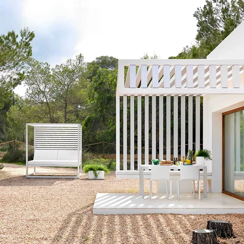 سرير نهاري خارجي فاخر عالي الج - مراجعة Outdoor Daybed Furniture وسعره