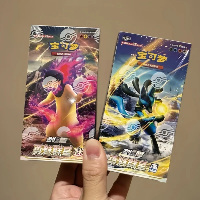 

New Hot Sale Original PTCG PKM 7.0 Sword & Shield: Gallant Galaxy Serise Simplified Chinese Booster Decoration Collection Cards