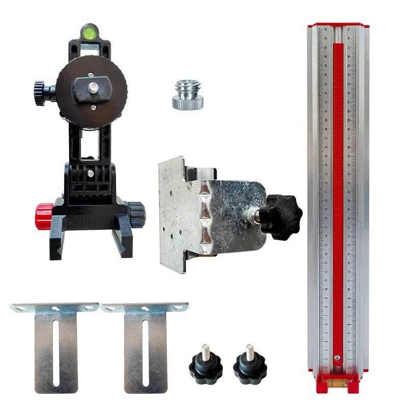 Laser Level Fine-tuning Pan-tilt Wall Decoration Auxiliary Bracket Infrared Base Multifunctional Telescopic Pole Brackets