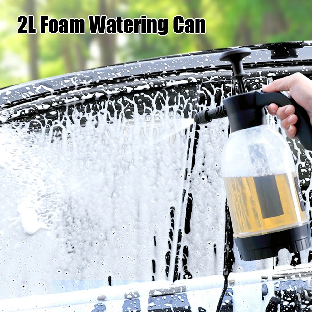 

Car Foam Washer Nozzles 2L Watering Cans Sprayer Pot Windscreen Glass Ceiling Washing Tool Wash Cleaning Automotive Accessories