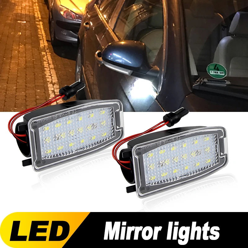 

2pcs LED Under Side Rearview Mirror Puddle Light for Land Rover LR2 LR3 LR4 , Freelander 2 ,Range Rover Sport ​OEM:CTZ500010