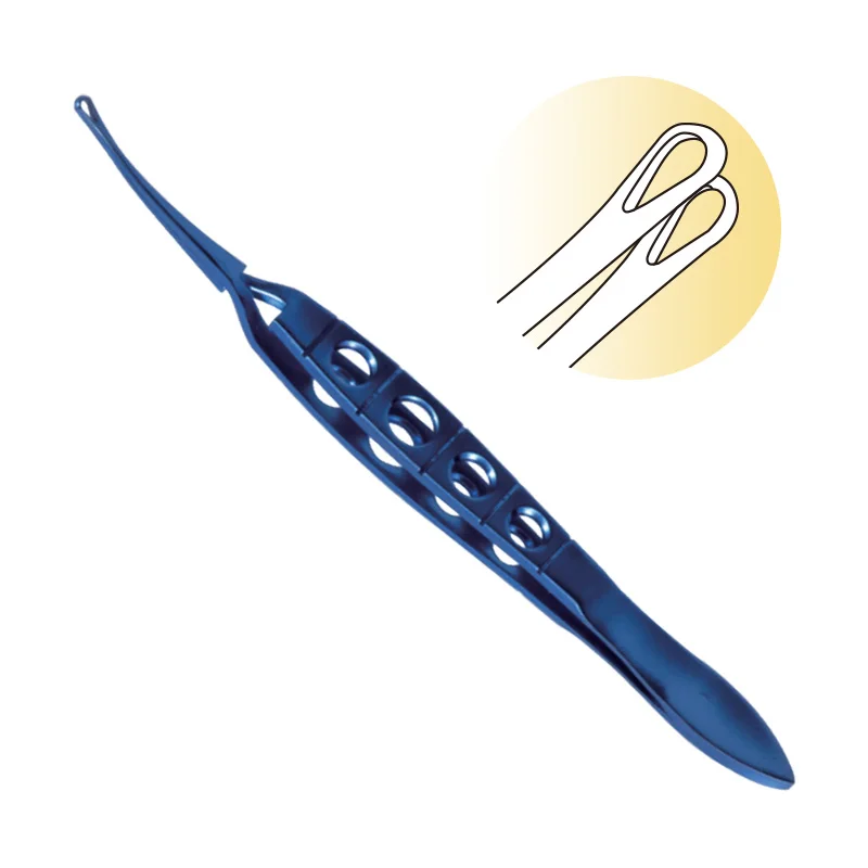 Ophthalmic Forceps Lens Implantation Forceps Titanium Alloy Eyelid Tools Ophthalmic Instrument