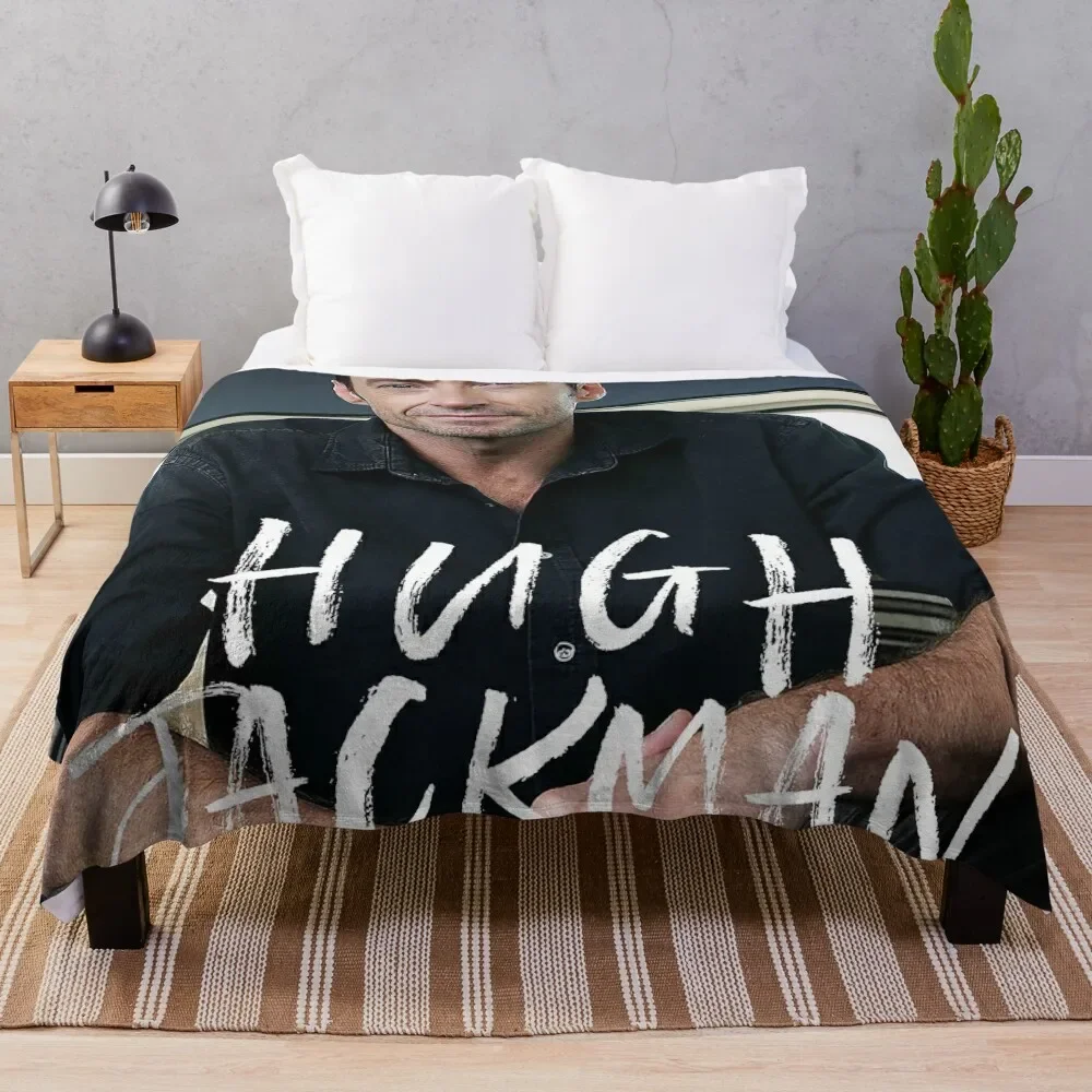 Threean Show Hugh The Man The Music The World Tour 2019 Throw Blanket Nap Hairy valentine gift ideas Soft Blankets