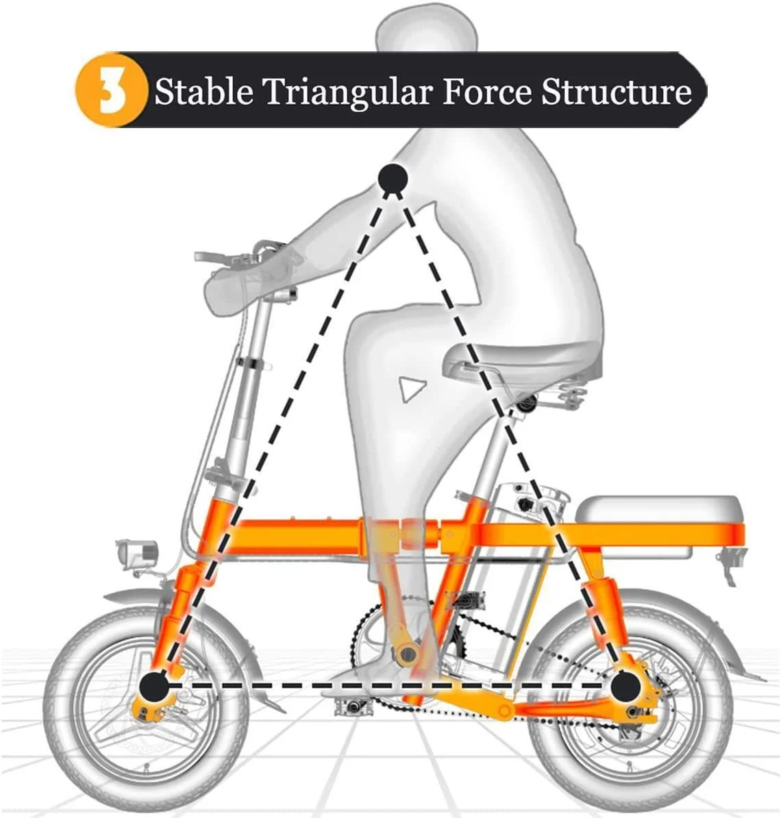 EU US Stock 2023 New 80km Ebike 14-inch Mini Folding Electric Bicycle 48V10A Lithium Battery Adult Urban Mobility Electric Bike