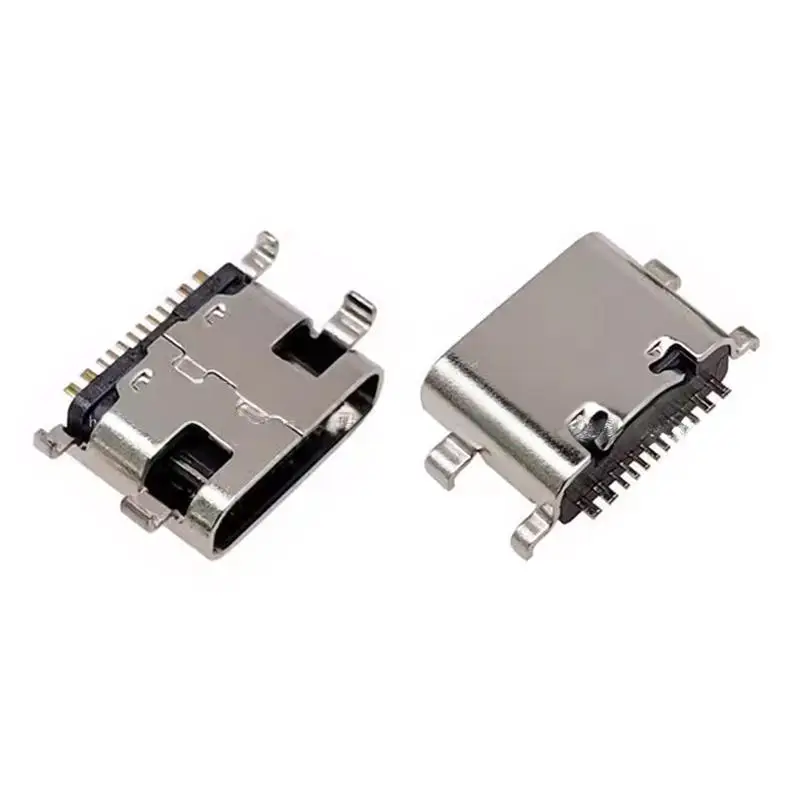 10pcs USB 3.1 Type-C 16-Pin Female Connector TYPEC-302-BRP16SC16 with 1.6mm Sinkage