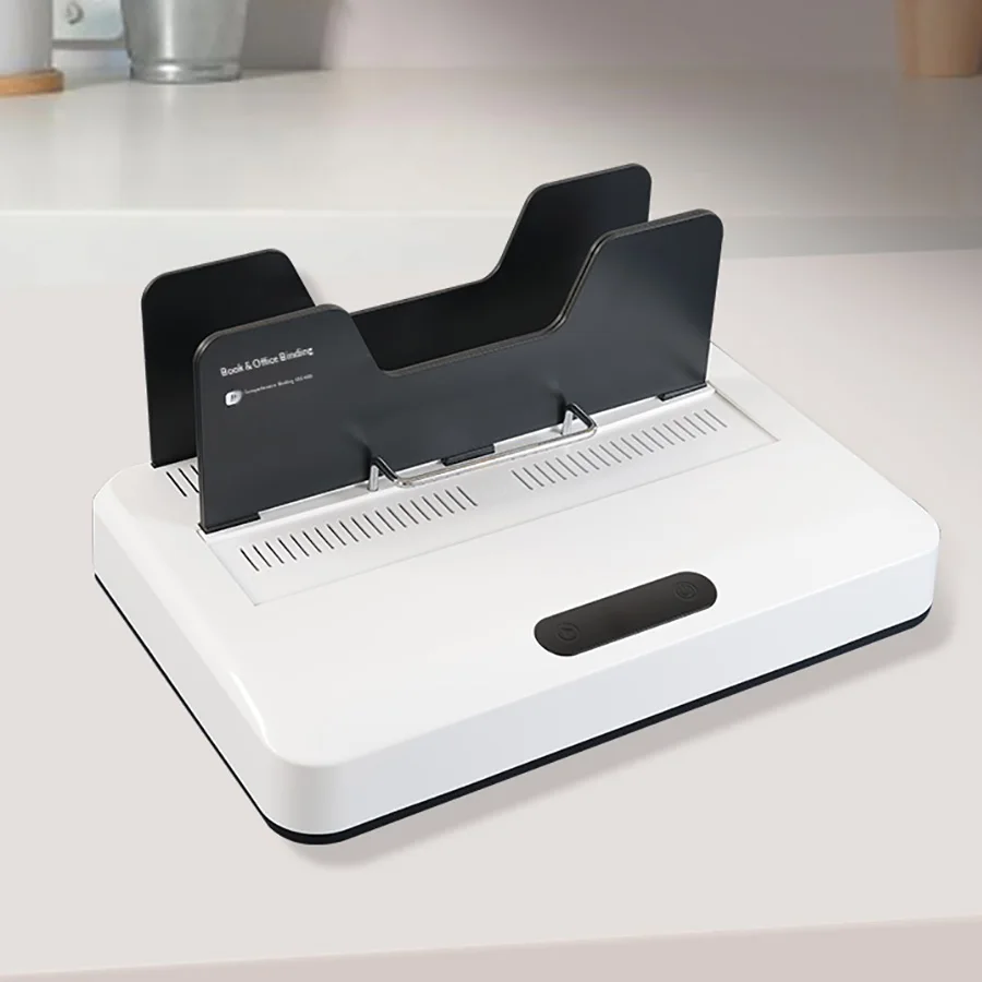 Office Electric Thermal Adhesive Binder 600 Sheets Hot Melt Perfect Binding Machine For A4 Report