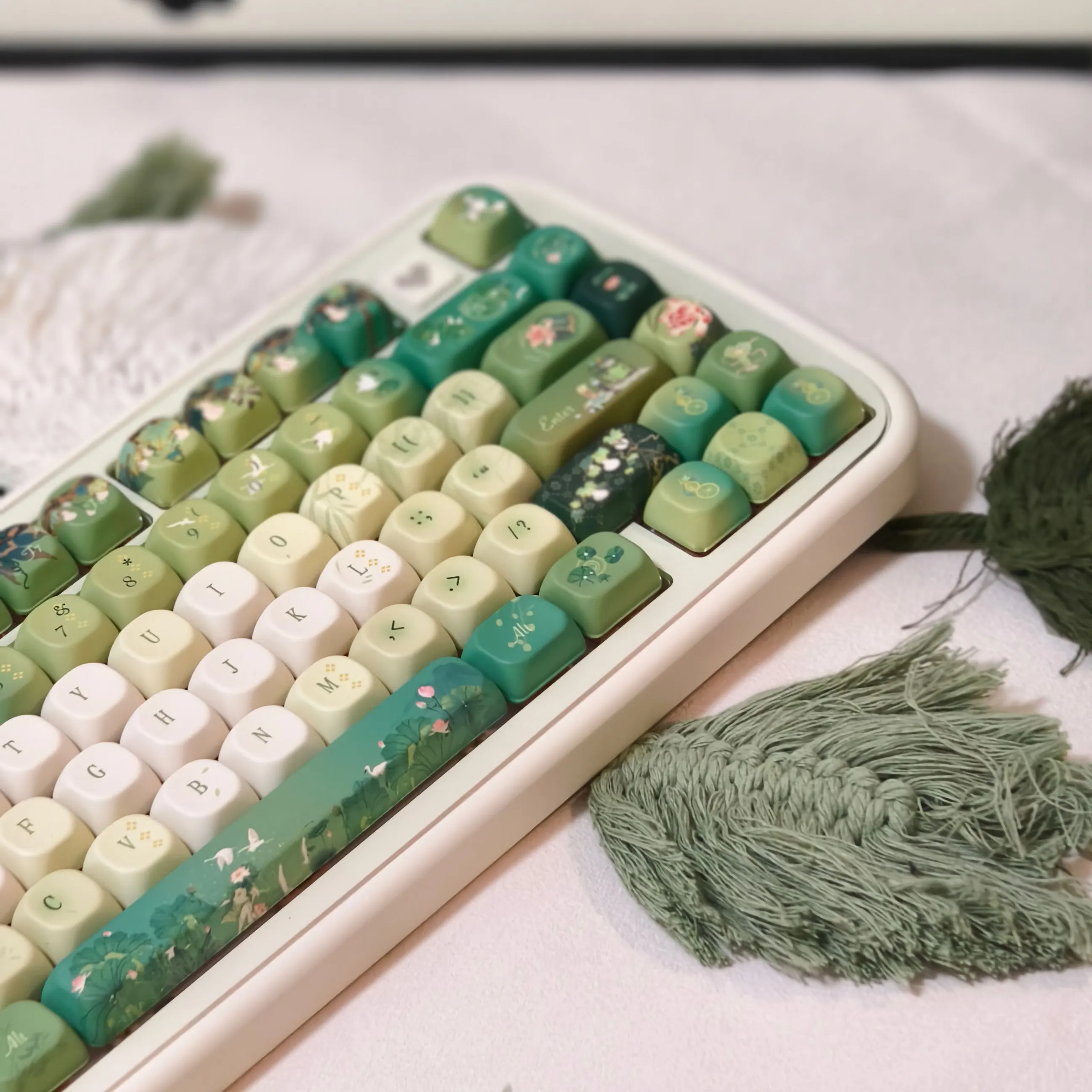 120 Keys MOA Profile Five Side Dye Sublimation PBT Keycaps Custom Keyboard Keycaps for Cherry Gateron MX Switch Gaming Keyboard