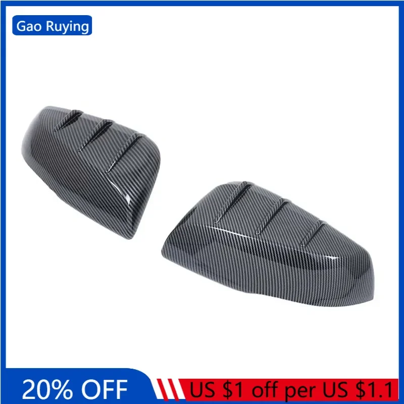 

For Toyota Grand Highlander 2024-2025 ABS Carbon Fiber Car Side Rearview Mirror Cover Door Mirror Shell Trim Car Accessories