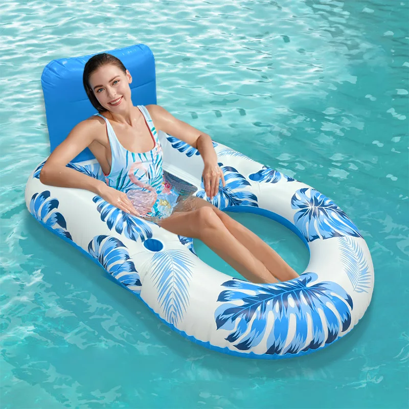 

Simple Double-hole Inflatable Seatings Fabric Seat Belt Inflatable Seatings Backrest Outdoor Furniture Sedie Gonfiabili ZY40CQZJ